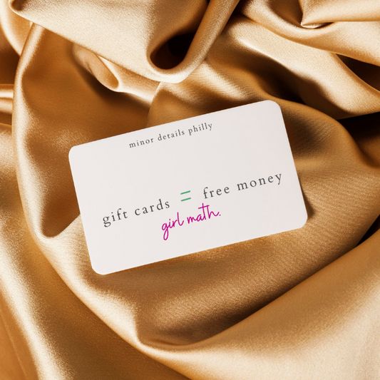 Minor Details Philly Gift Card