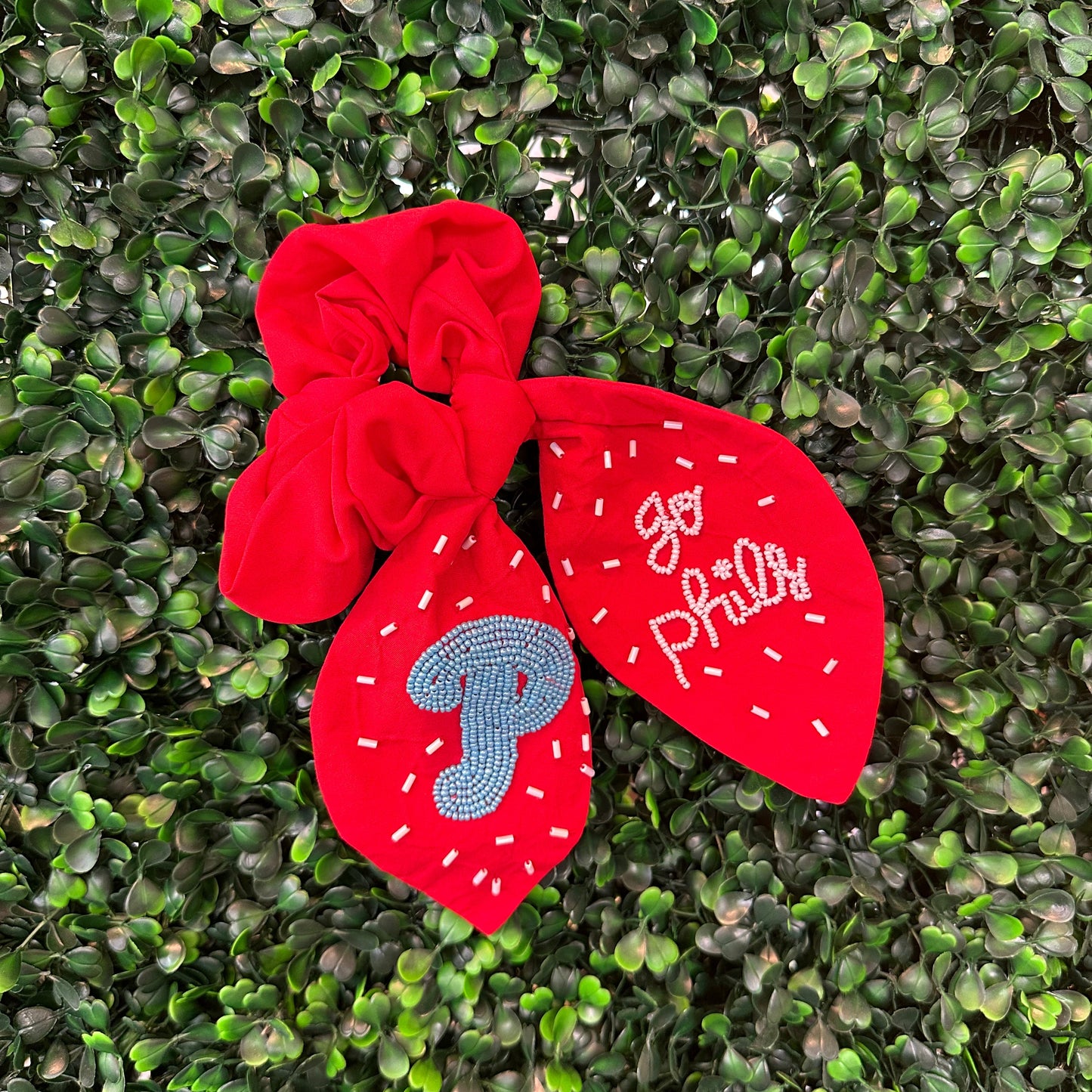 Phils Beaded Scrunchie