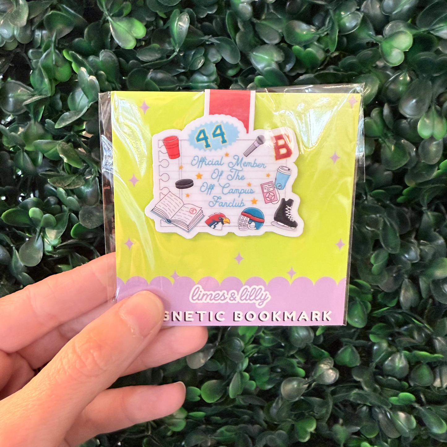 Off Campus Fan Club Magnetic Bookmark