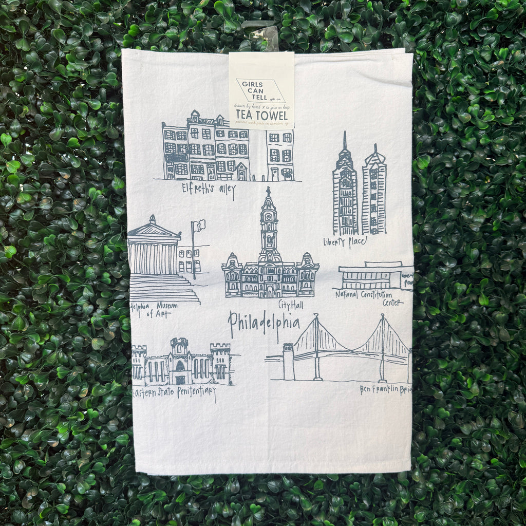 Philadelphia Landmarks Tea Towel