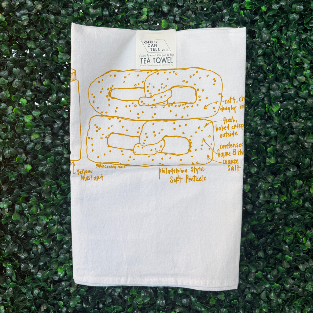 Soft Pretzel Tea Towel