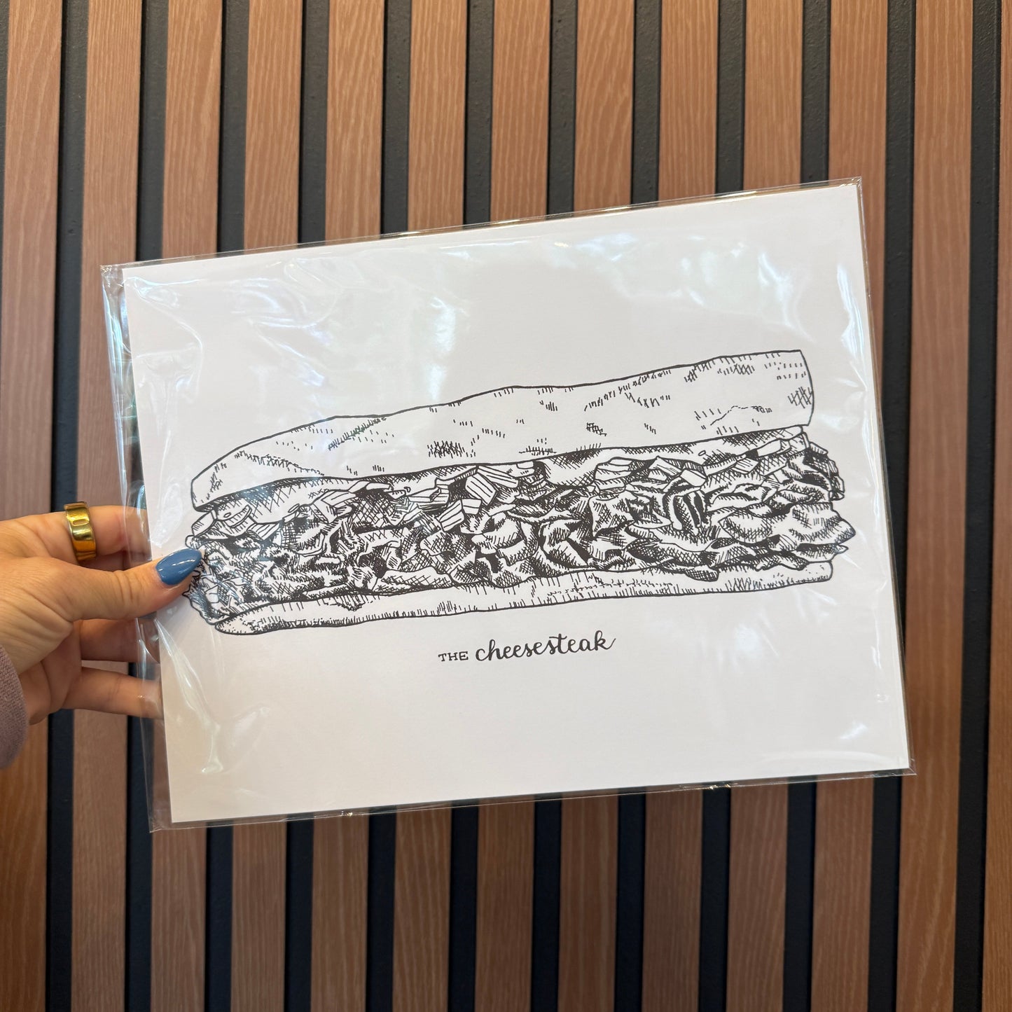 Philly Cheesesteak Art Print