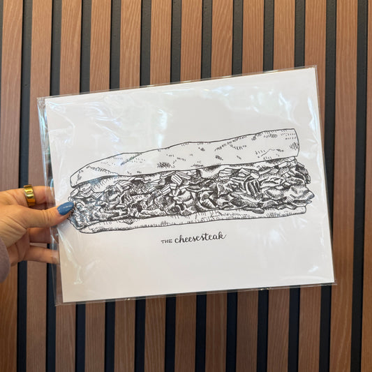 Philly Cheesesteak Art Print