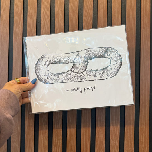 Philly Pretzel Art Print