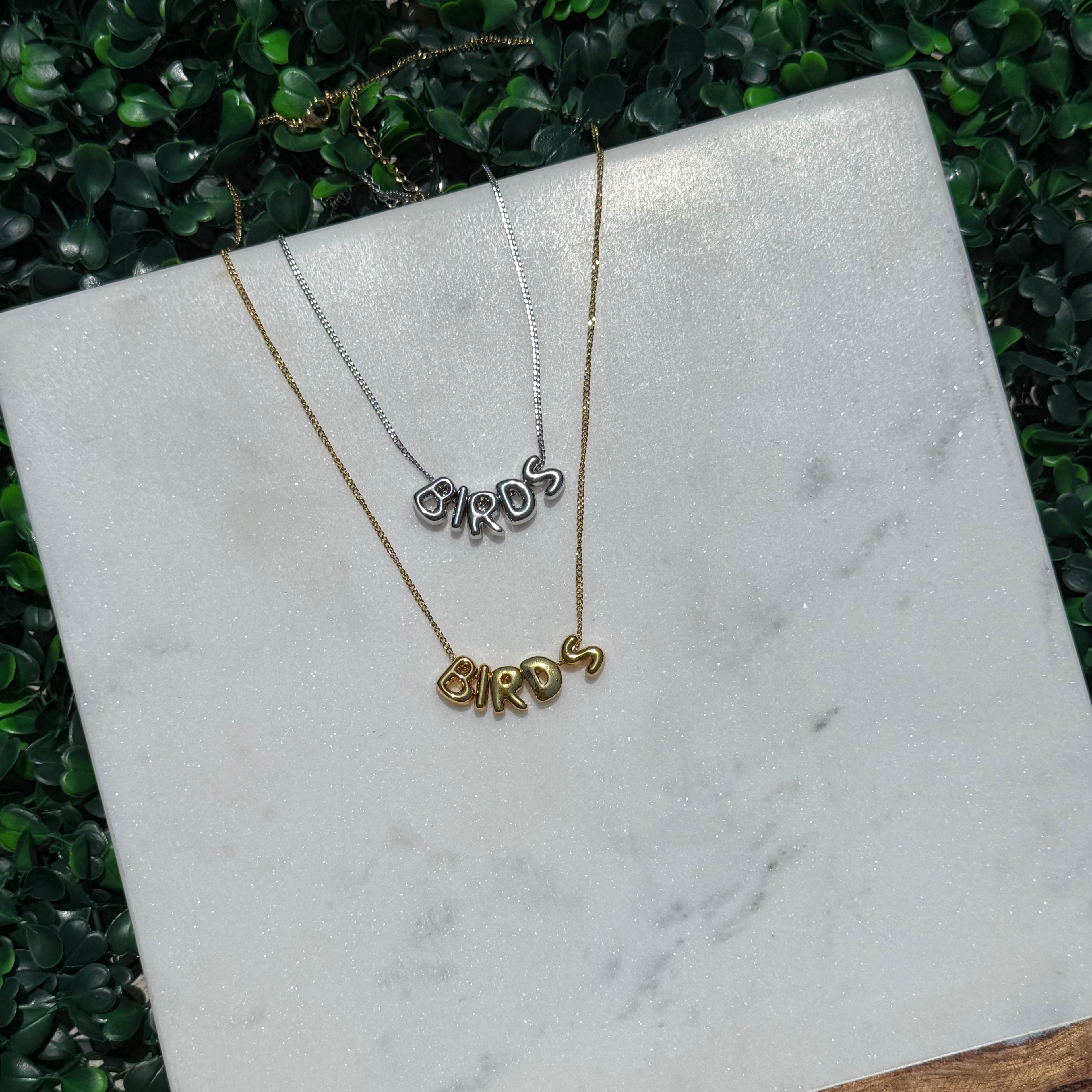 Birds Bubble Necklaces