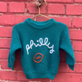 Philly Football Knit Baby Sweater