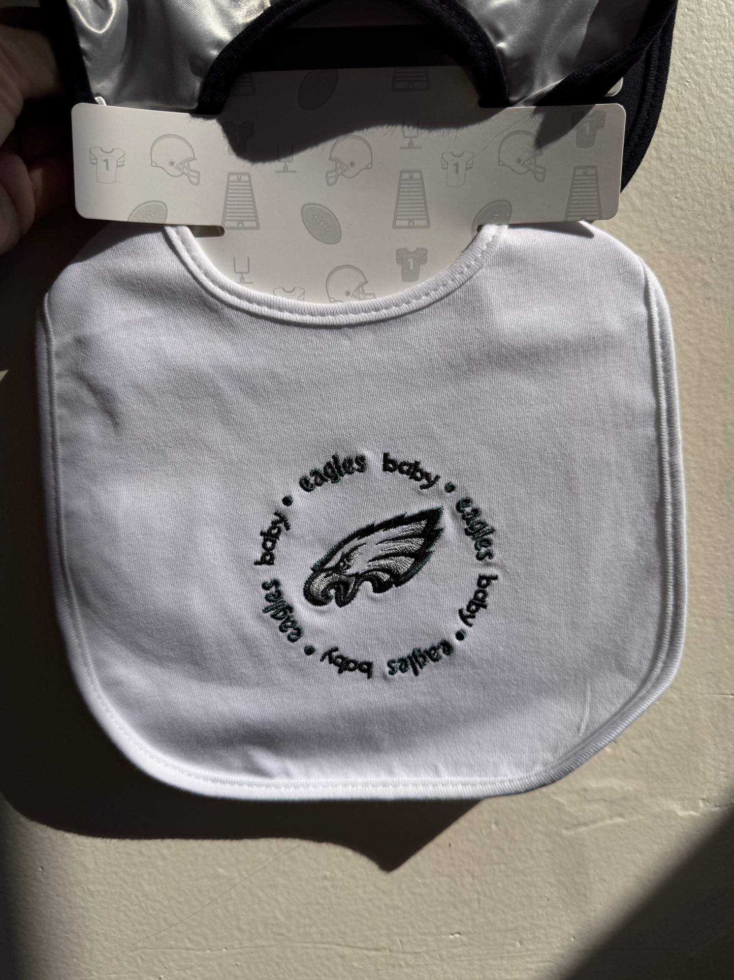 Eagles Embroidered Baby Bib