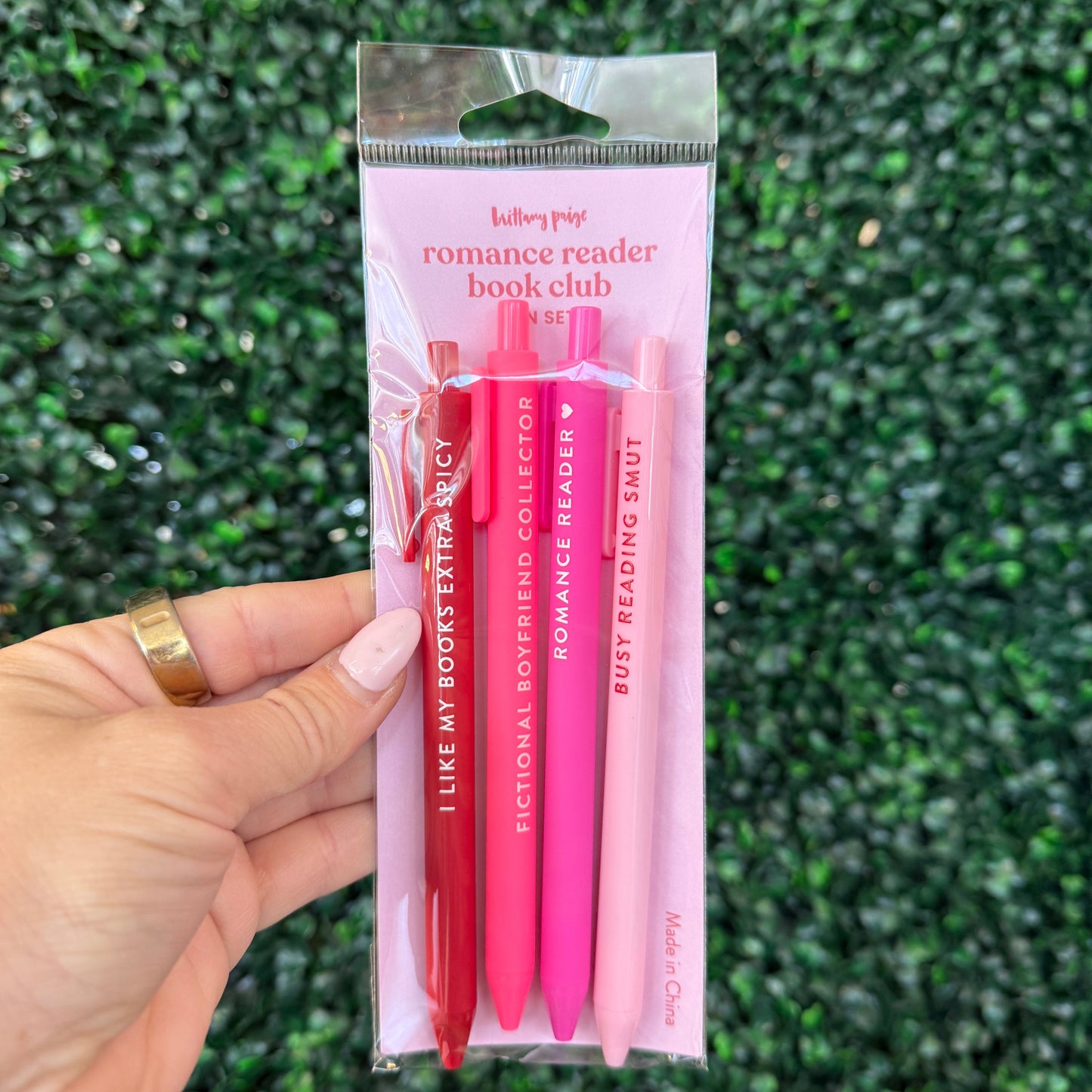 Romance Reader Pen Set