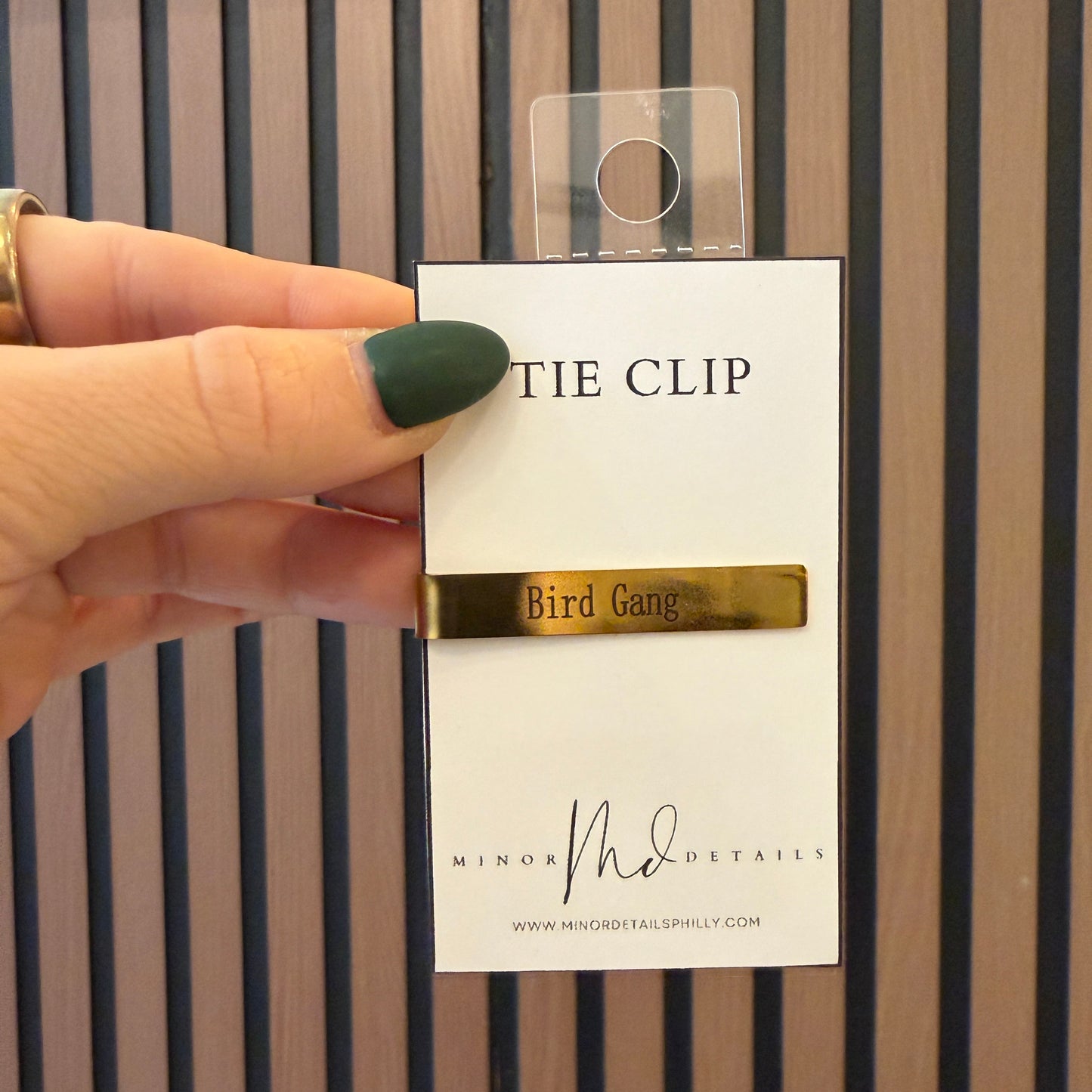 Bird Gang Tie Clip