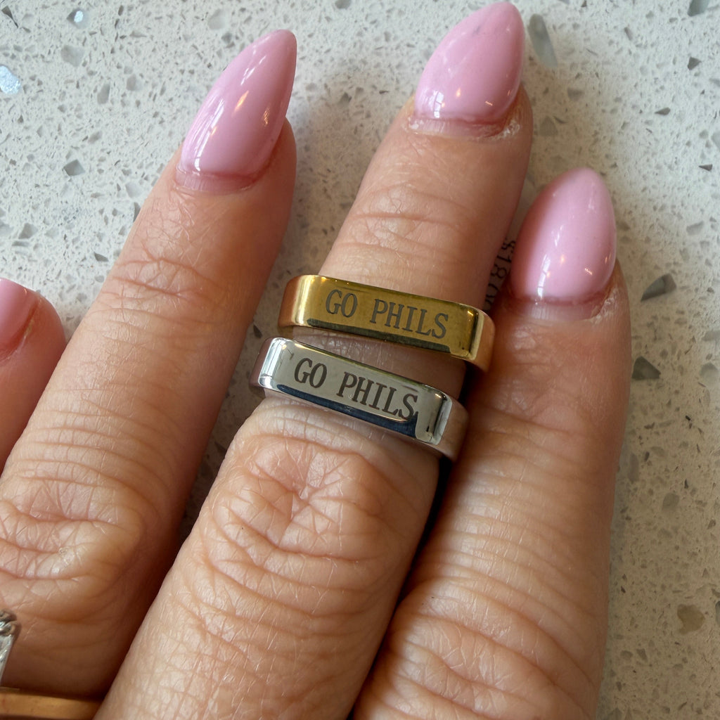 Go Phils Signet Rings