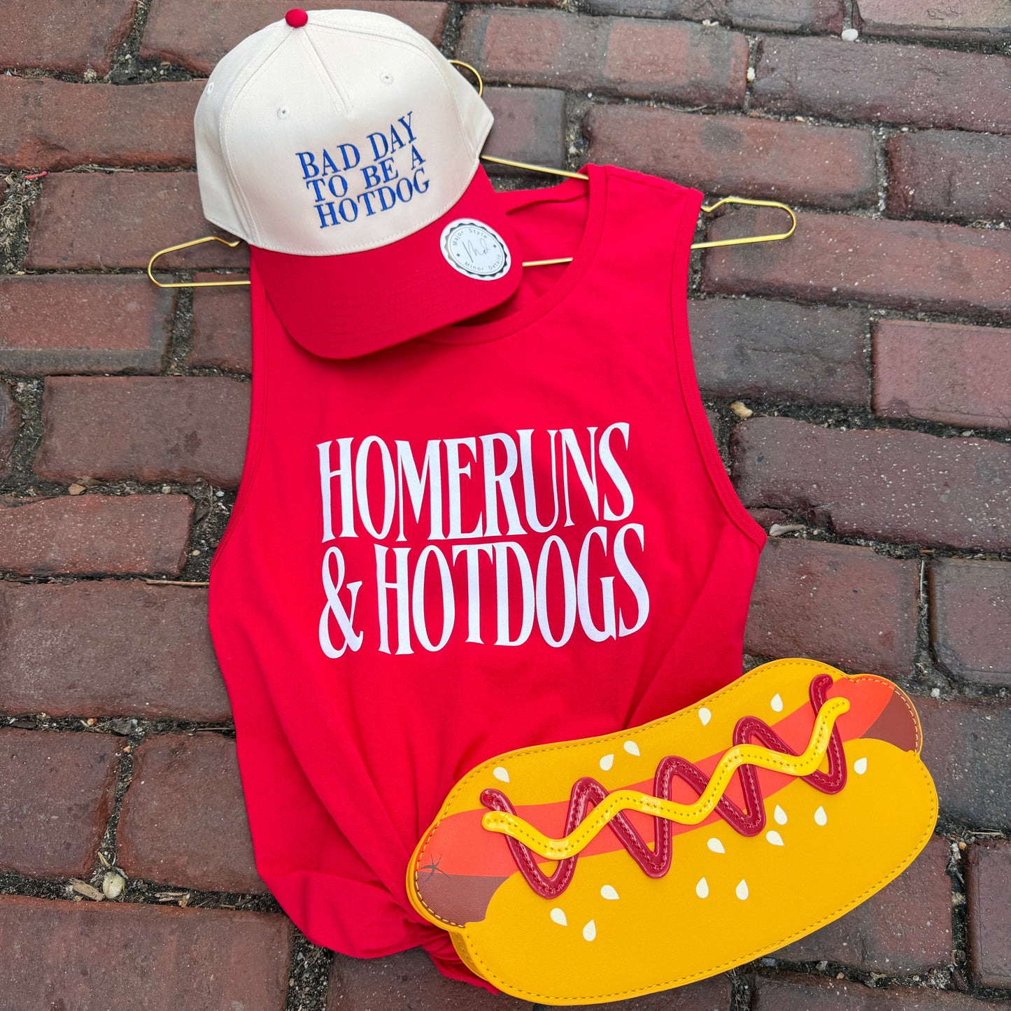 Homeruns & Hot Dogs Tank Top