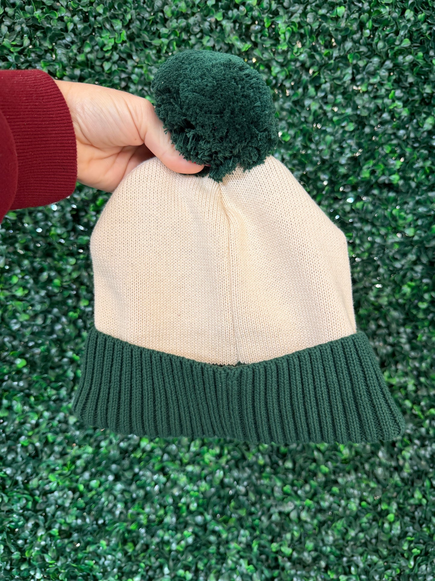 Bird Gang Knit Pom Beanie