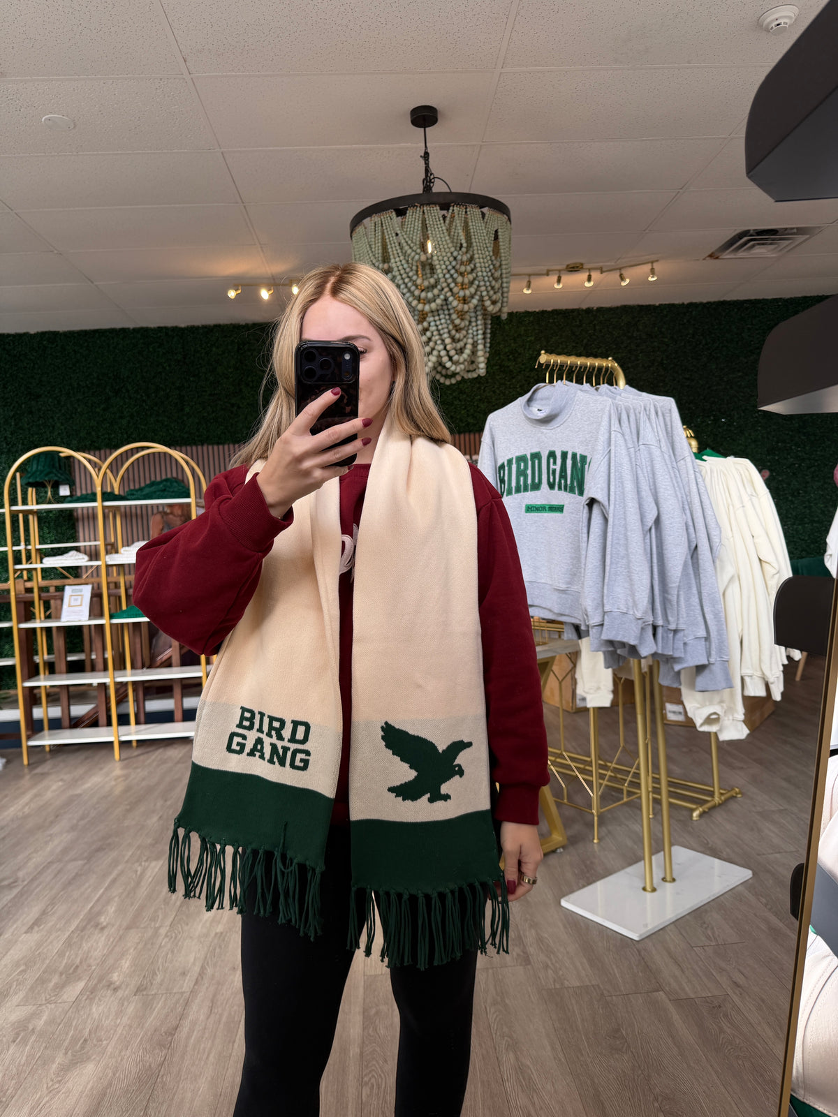 Bird Gang Knit Scarf