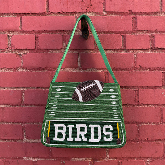 Beaded Touchdown Purse