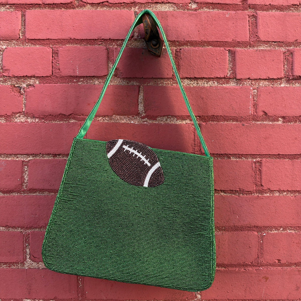 Beaded Touchdown Purse