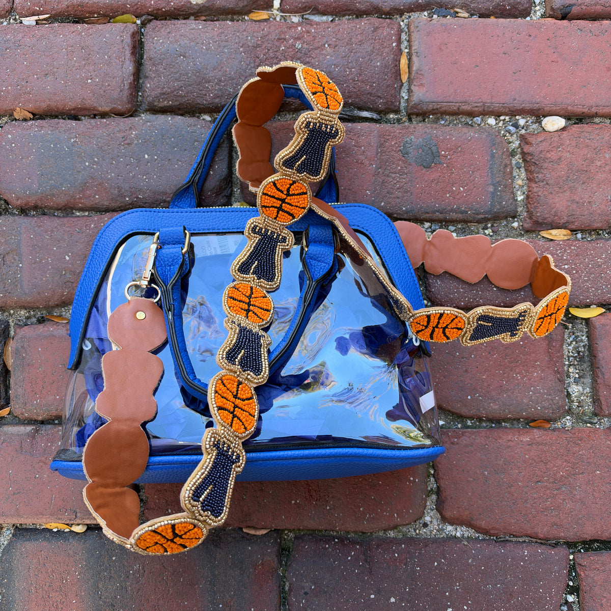 Beaded Phila Basketball Purse Strap