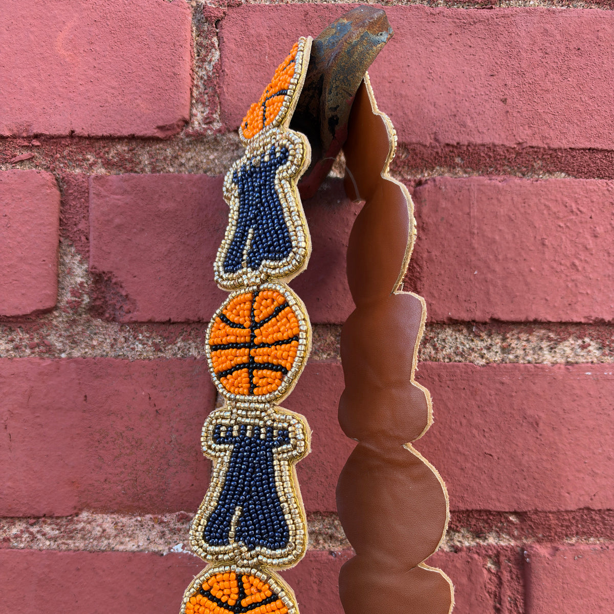 Beaded Phila Basketball Purse Strap