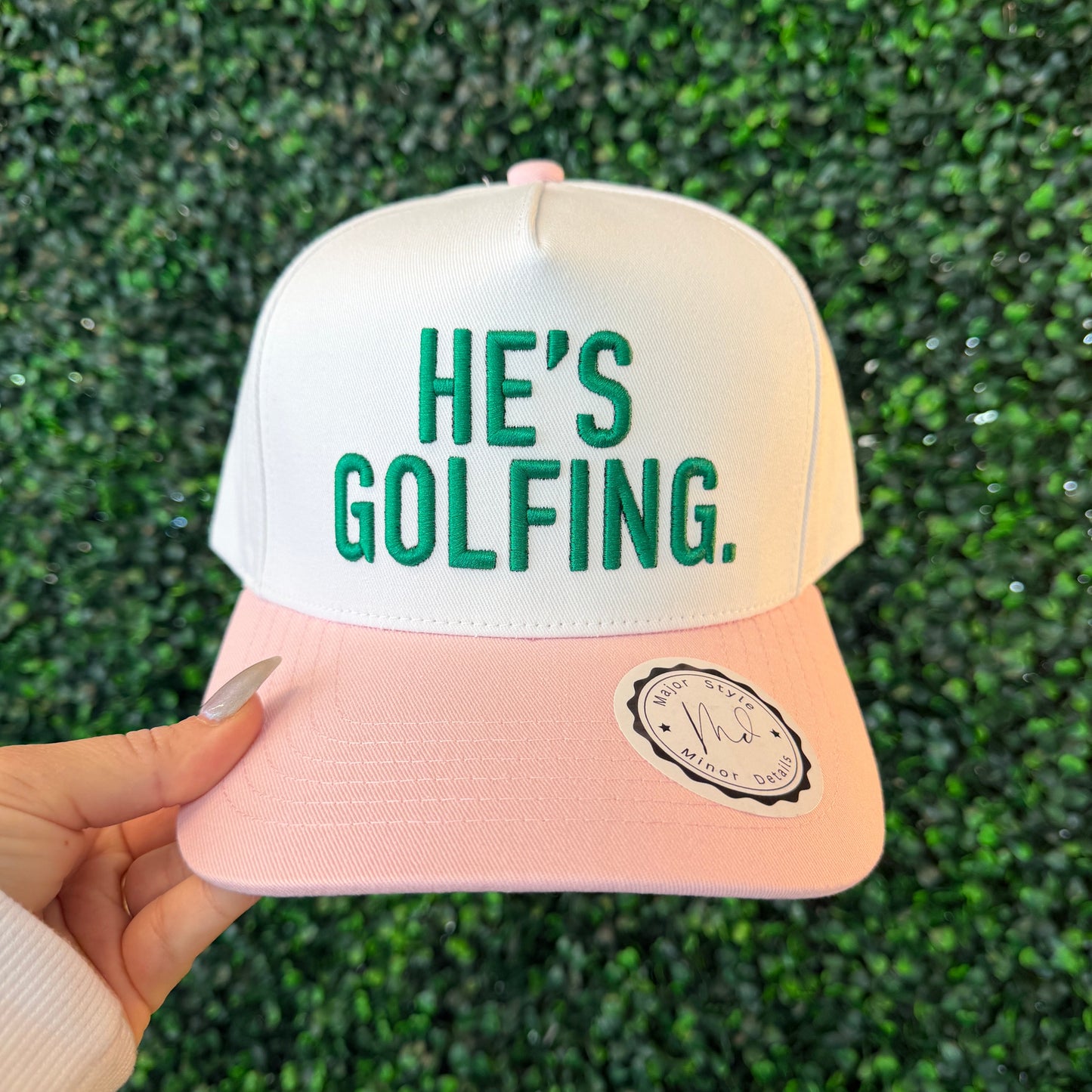 He's Golfing. Snapback