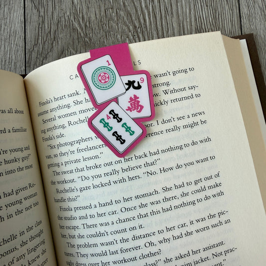 Mahjong Tiles Magnetic Bookmark