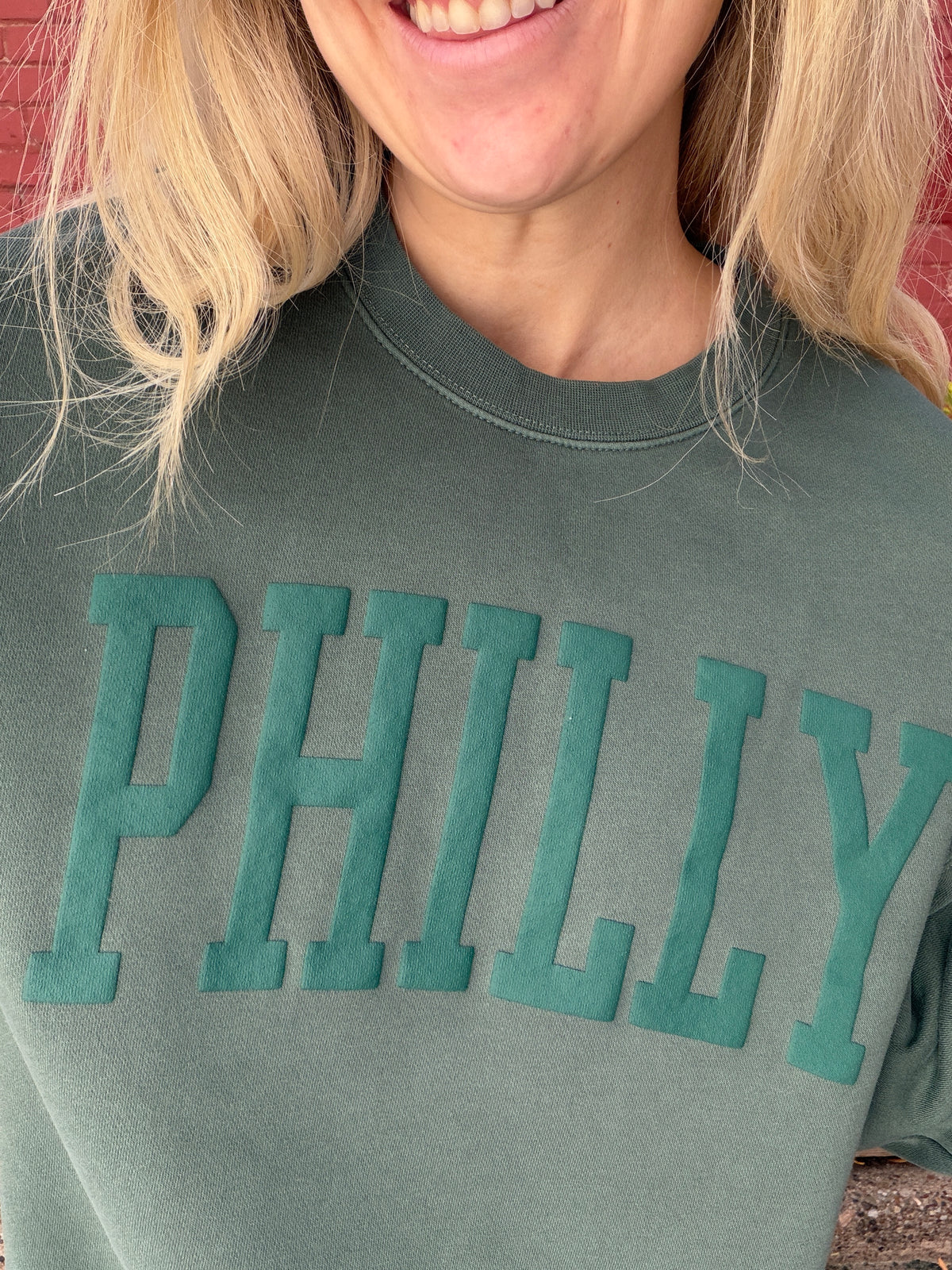 Monochrome Philly Crewneck - Green