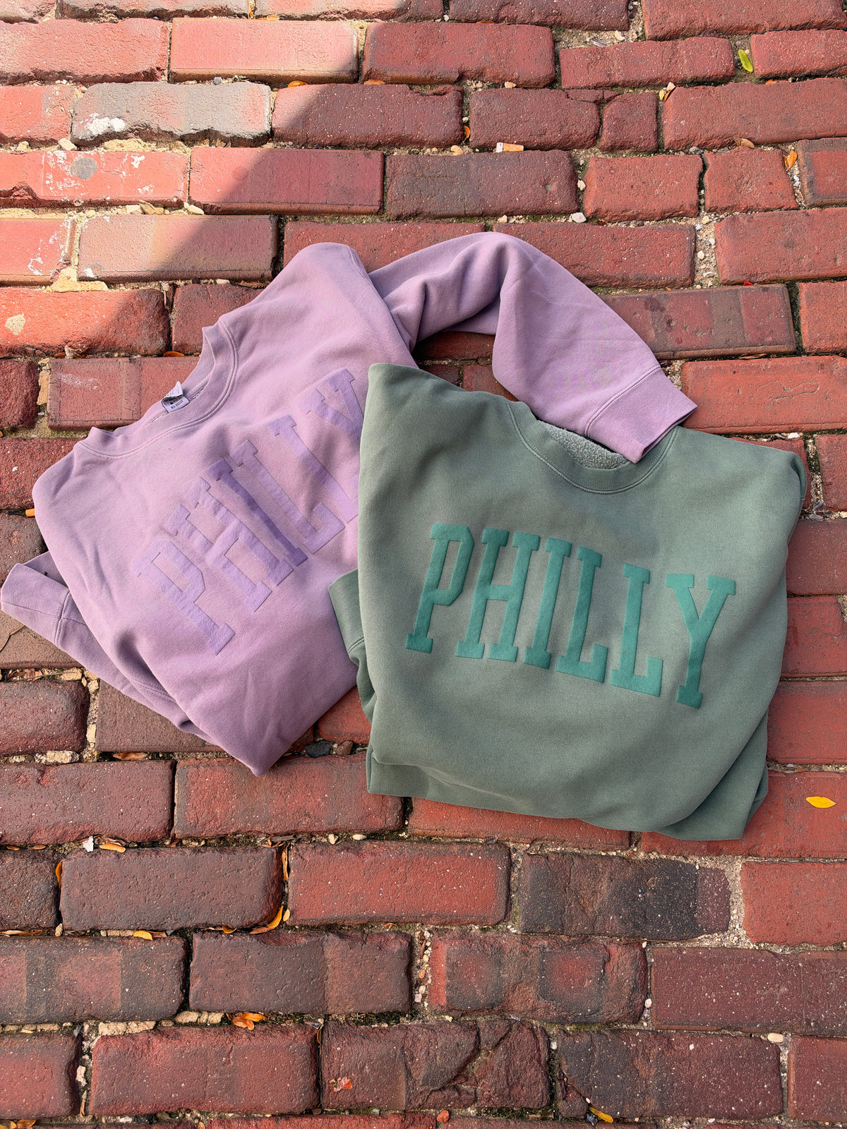 Monochrome Philly Crewneck - Plum