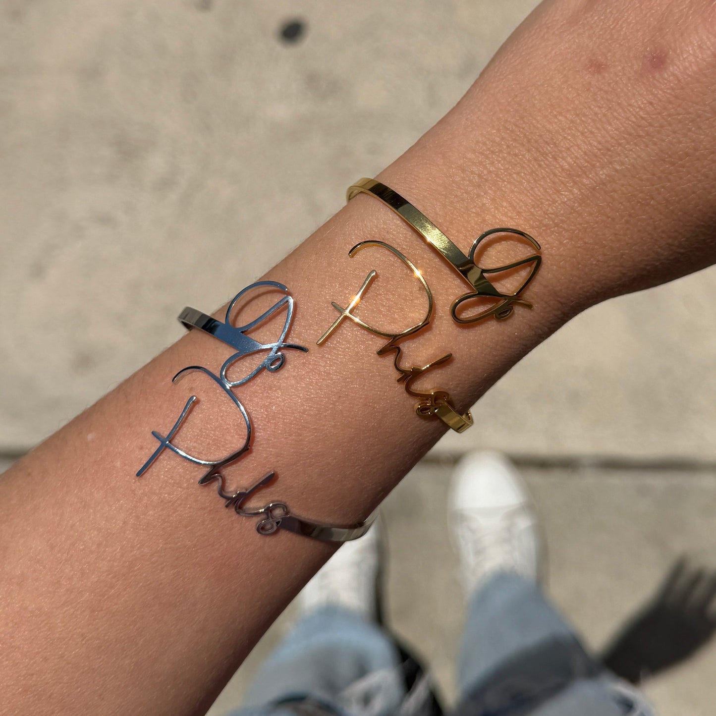 Adjustable Go Phils Bangle