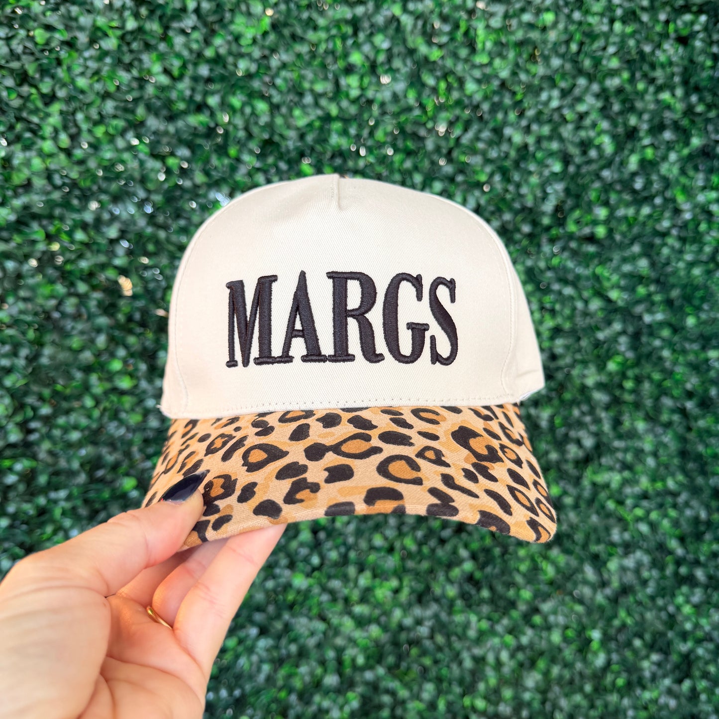 Leopard Margs Embroidered Hat