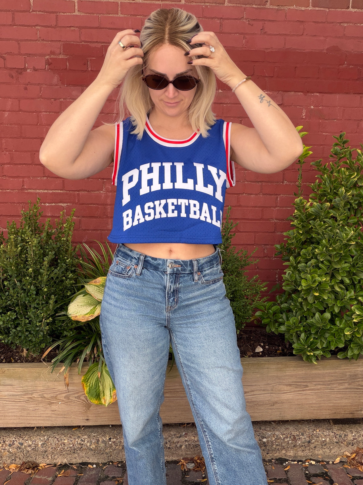 #23 Basketball Crop Jersey