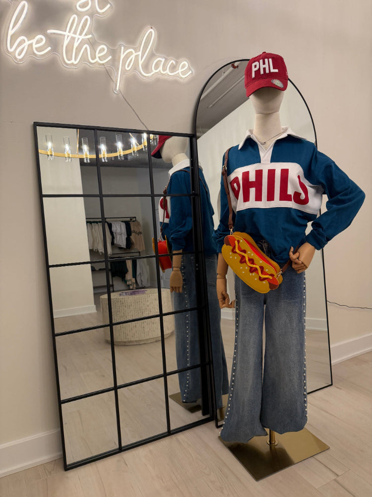 Leather Hot Dog Handbag