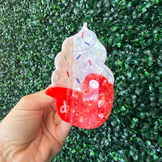 Ice Cream Helmet Claw Clip