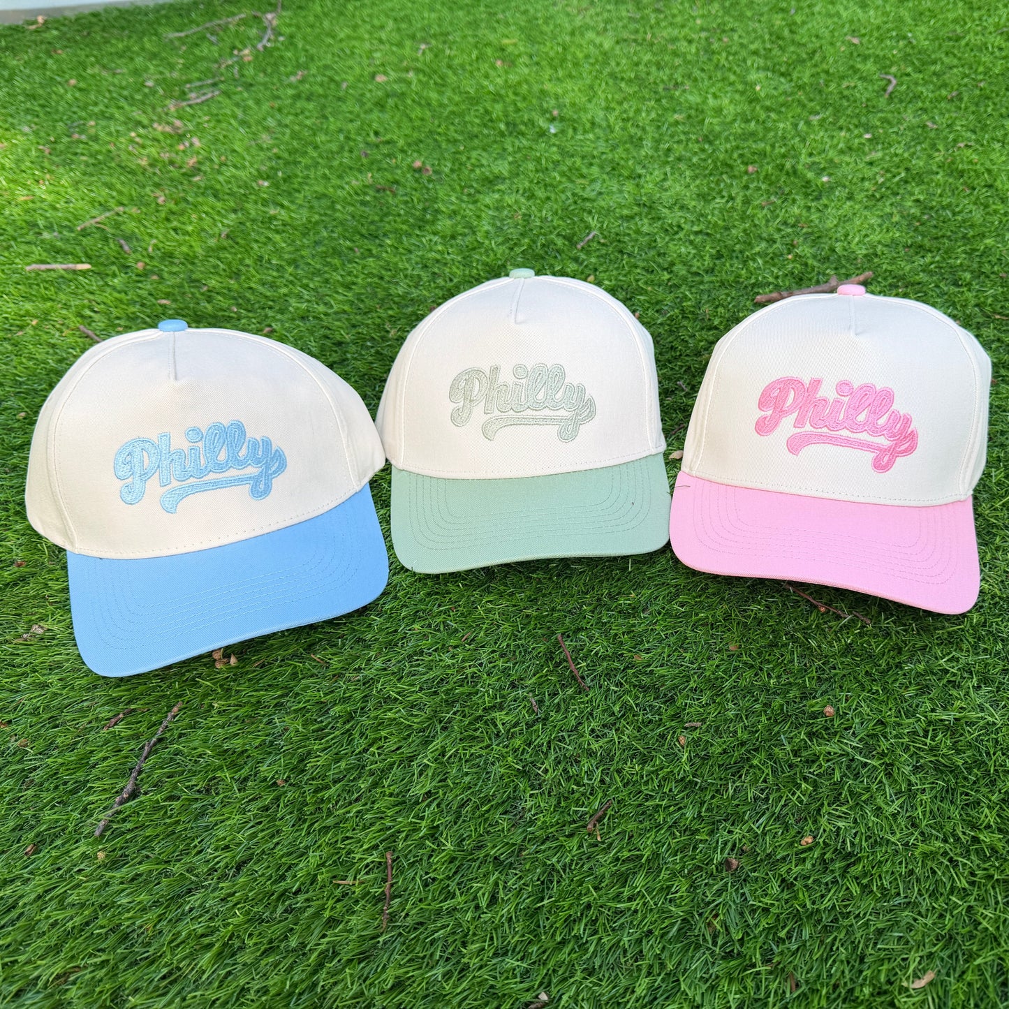 Colorful Philly Embroidered Hats