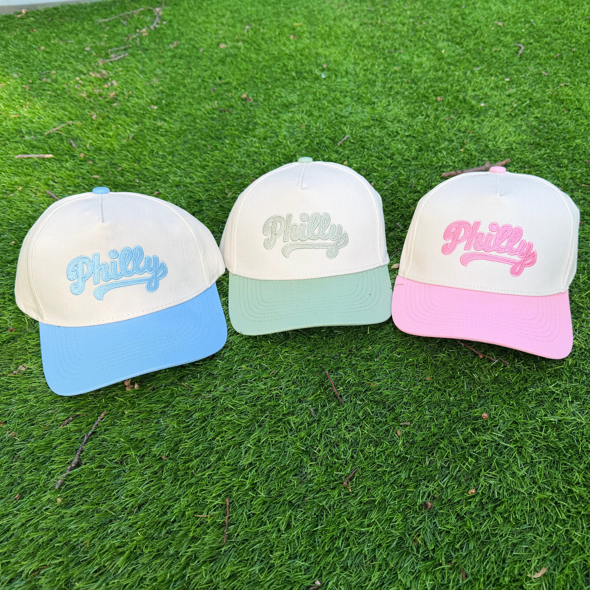 Colorful Philly Embroidered Hats
