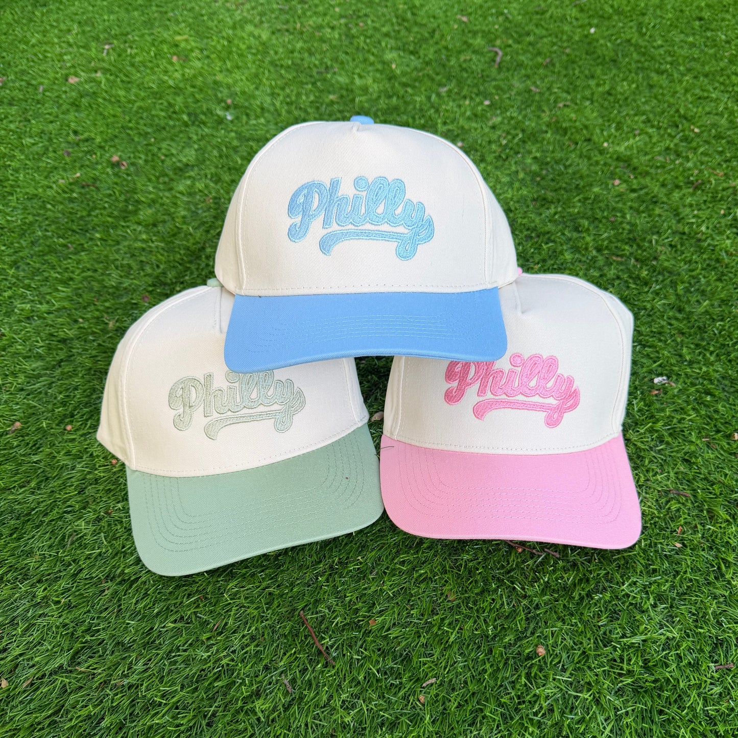 Colorful Philly Embroidered Hats