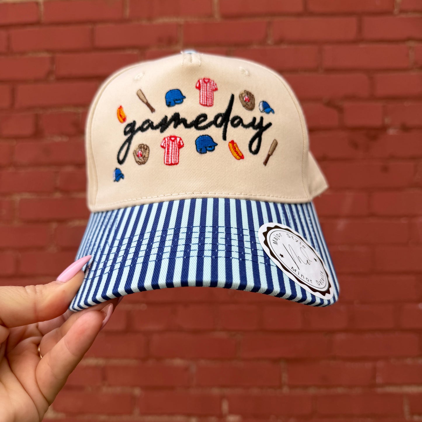 Gameday Baseball Doodles Hat - Multiple Colors!