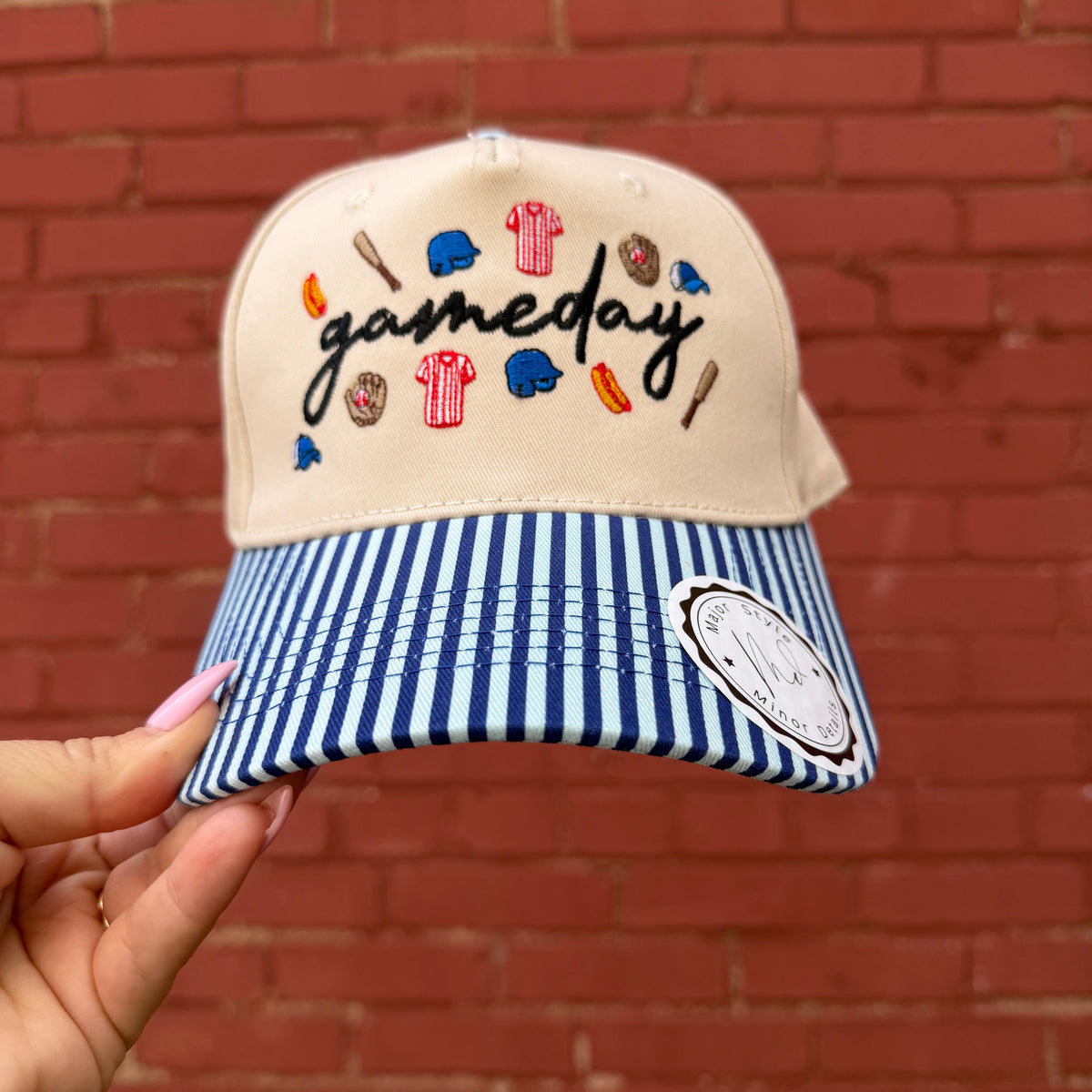 Gameday Baseball Doodles Hat - Multiple Colors!