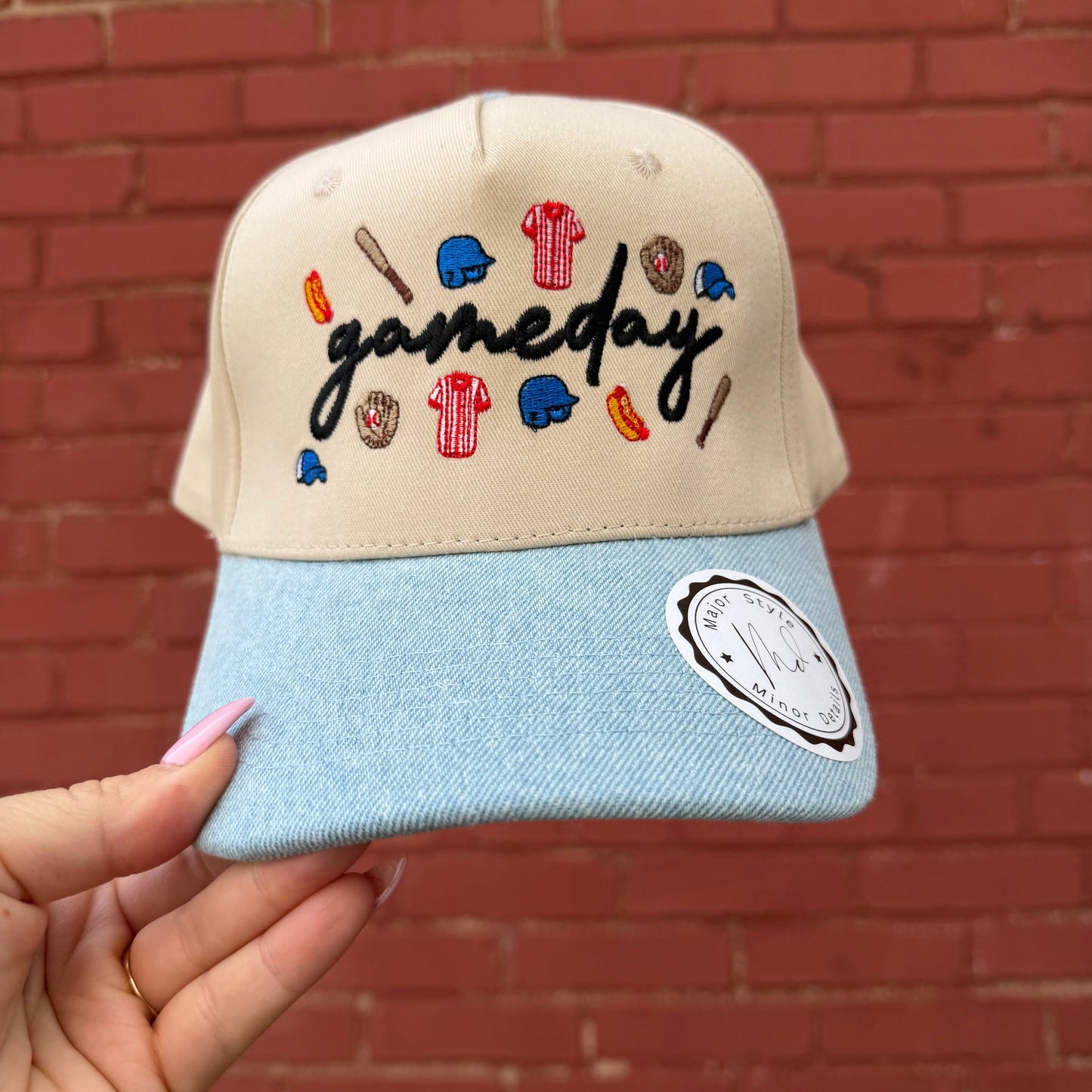 Gameday Baseball Doodles Hat - Multiple Colors!