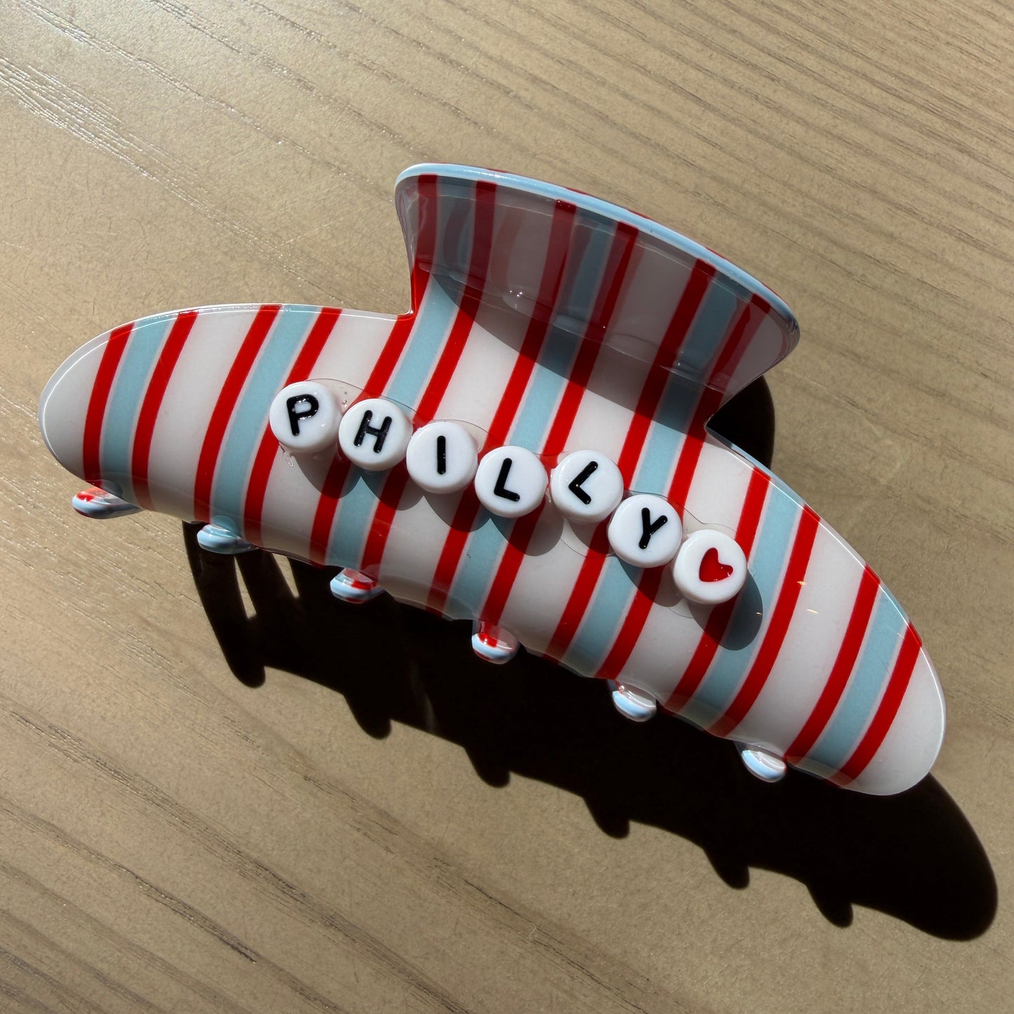 Minor Details Philly Striped Claw Clips