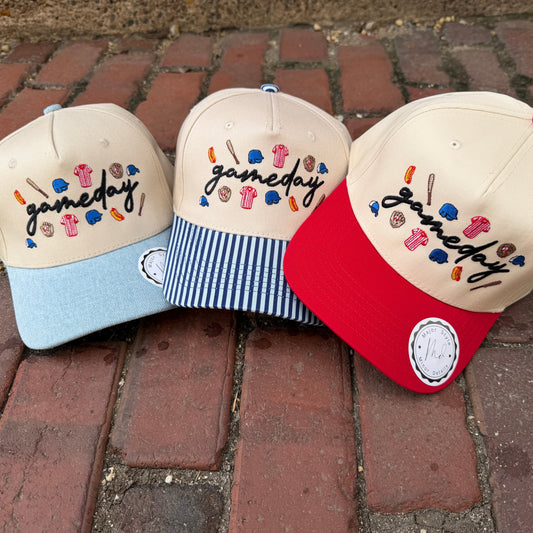 Gameday Baseball Doodles Hat - Multiple Colors!