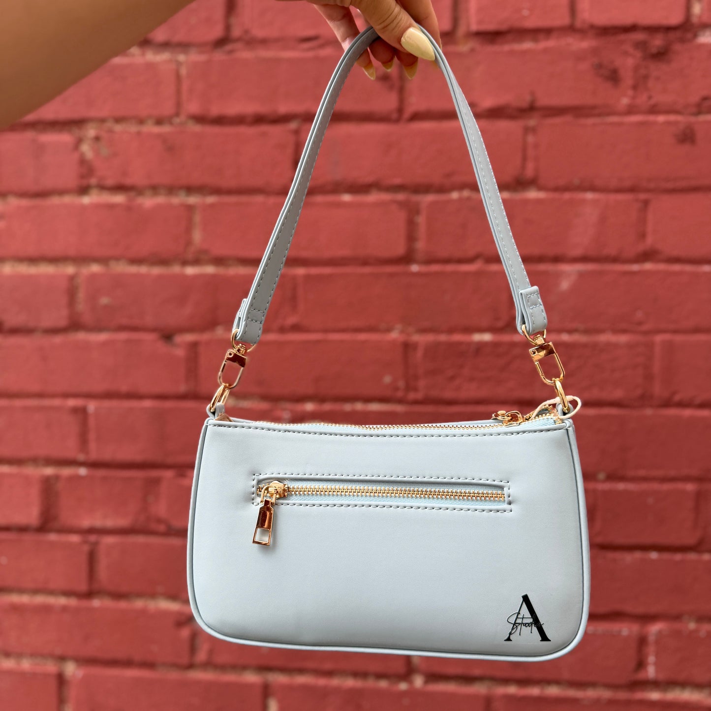 Ring the Bell Hand Painted Leather Purse