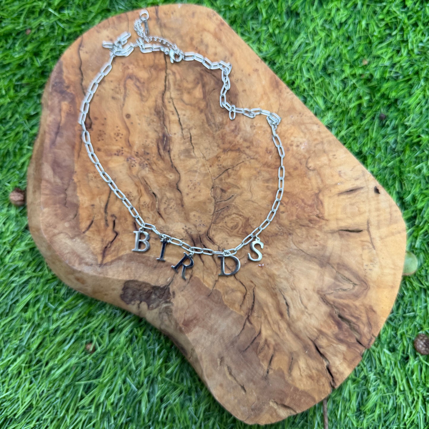 Paperclip Chain Birds Necklaces