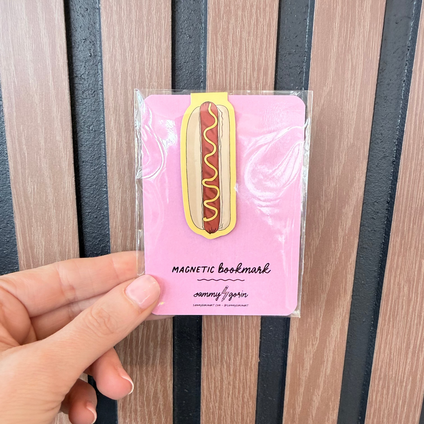 Hot Dog Magnetic Bookmark