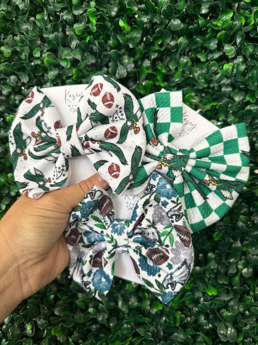 Philly Football Hair Bows