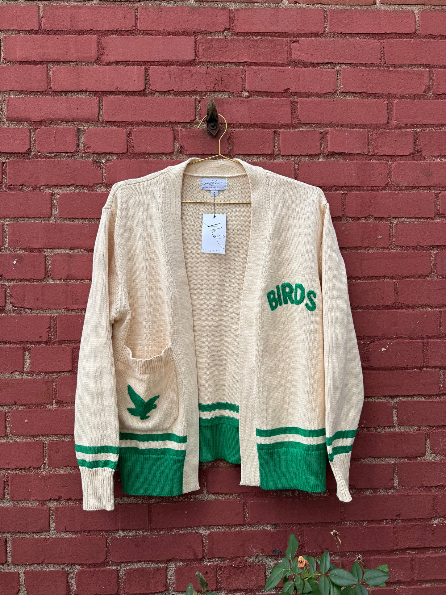 Birds Knit Cardigan