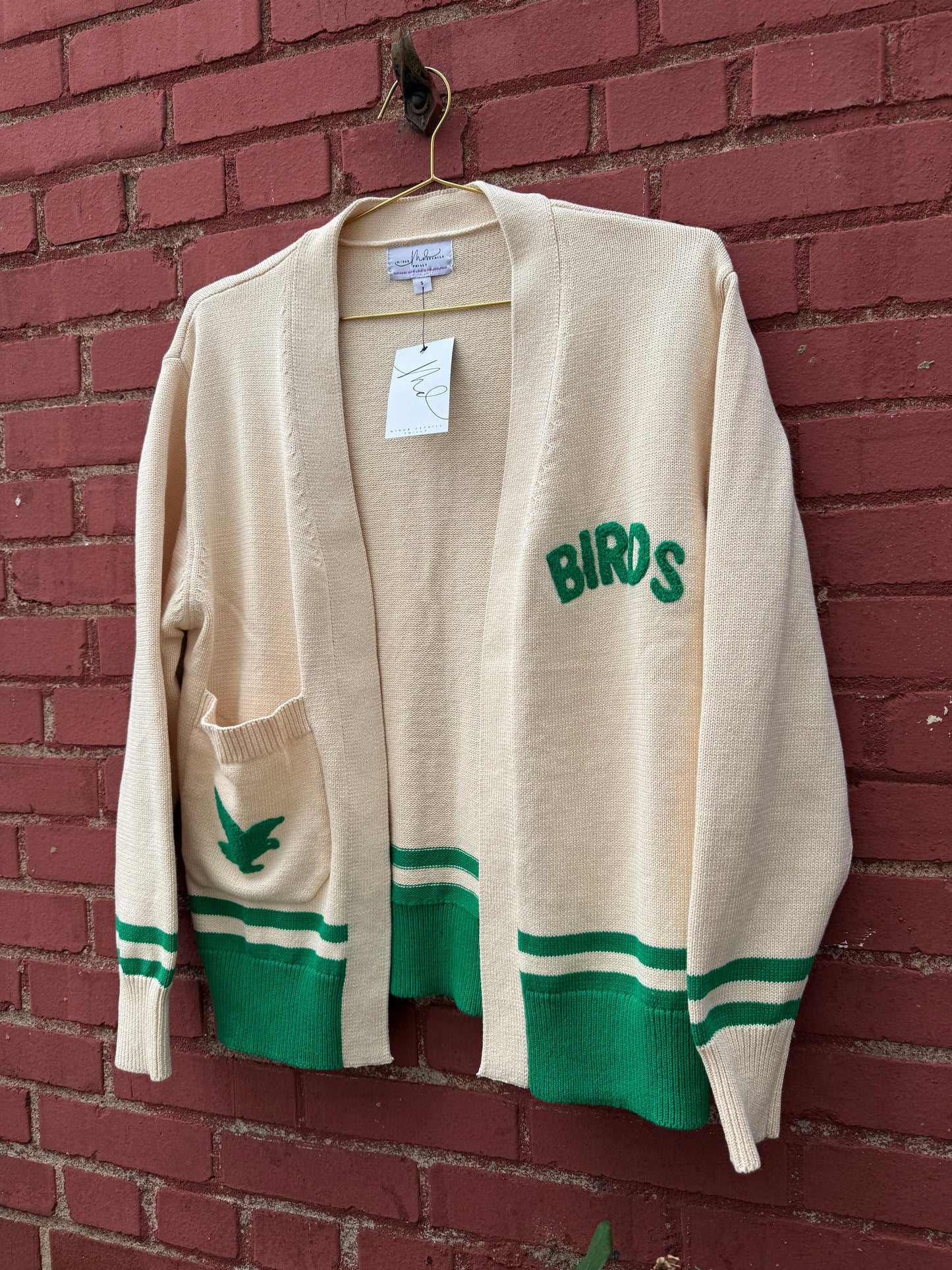 Birds Knit Cardigan