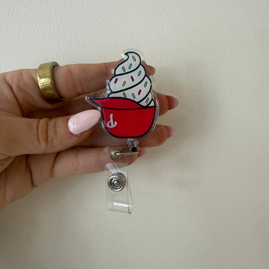 Ice Cream Badge Reel