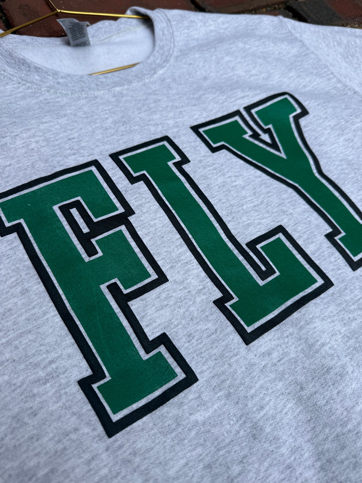 FLY Puff Outline Crewneck - Birds