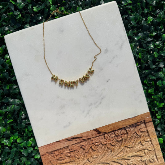 Manayunk Philly Bubble Necklace