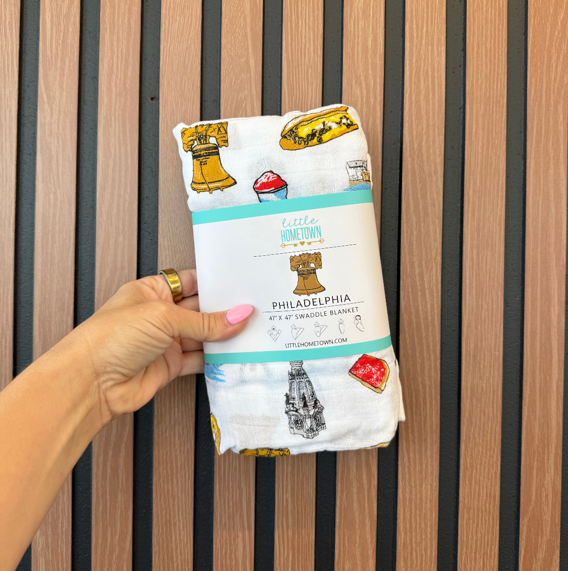 Philadelphia Swaddle Blanket
