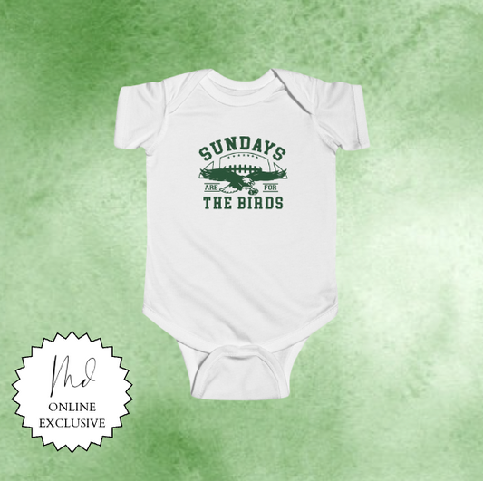 Sundays Are For The Birds Onesie