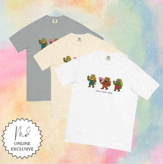 Philly Mascots in Drag Pride Tee